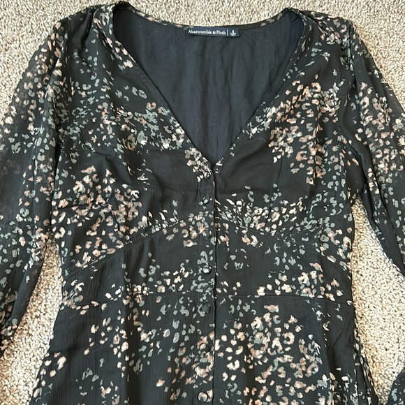 Floral sheer vintage Abercrombie Dress - Picture 4 of 14